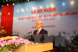 Party General Secretary Nguyen Phu Trong portrayed the late leader as a bright student of President Ho Chi Minh. (Photo: VNA)