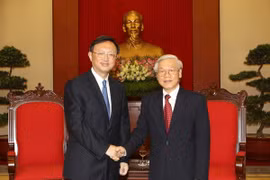 Party General Secretary Nguyen Phu Trong receives Chinese State Councillor Yang Jiechi (Photo: VNA)