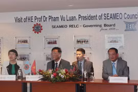 Education Minister Pham Vu Luan at the SEAMEO 47. (Photo: VNA)