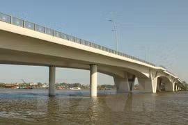 Thu Thiem bridge (Photo: VNA)