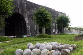The Ho Dynasty Citadel in Thanh Hoa was recognised by UNESCO as a world cultural heritage site in 2011. (Photo: VNA) 