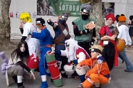 Competitors of the cosplay contest (Source: VNA)