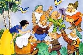 Movie: "Snow White and the Seven Dwarfs". 