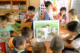 Children at a nursery class (Photo: VNA)