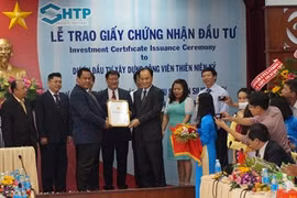 The SHTP management board grants an investment licence for the "Millennium Park" project on April 27. (Photo: motthegioi.vn)