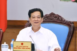 Prime Minister Nguyen Tan Dung urges for measures at the highest resolve to successfully fulfil all yearly targets set earlier. Photo: VNA