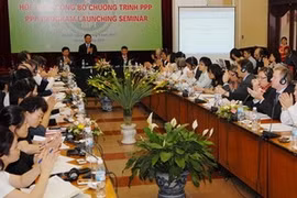 The seminar on a public-private partnership (PPP) programme (Source: VNA)