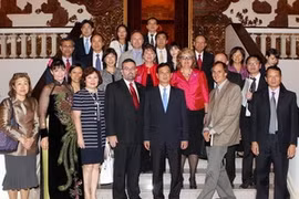 PM Dung and heads of UN organisations (Source:VNA)