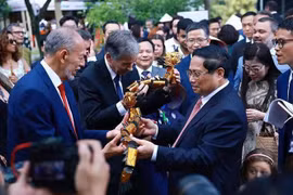 Prime Minister Pham Minh Chinh at the “Vietnam Day in Brazil” programme in Rio de Janeiro. (Photo: VNA)
