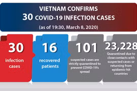 Vietnam confirms 30 COVID-19 infection cases