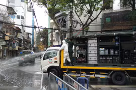 Truc Bach Street sterilised after COVID-19 patient discovered