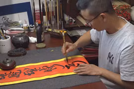 Vietnamese calligraphy reaches the world