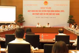 Law system needs to be completed once TPP is ratified 