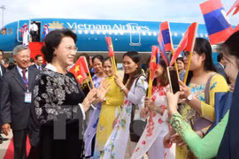 National Assembly Chairwoman starts official visit to Cambodia