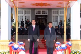 President Tran Dai Quang starts State visit to Laos 