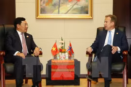 Deputy PM meets Norwegian, New Zealand, Canadian FMs