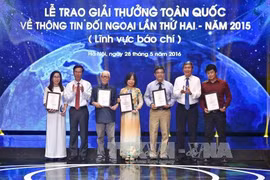 National External Information Service Awards 2015 presented 