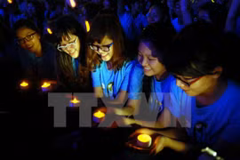 Hanoi hosts various activities during Earth Hour