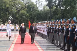 Vietnamese, Lao Party leaders underscore bilateral friendship 