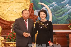 NA Chairwoman meets Lao Party General Secretary