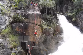  Datanla waterfall crossing inspected