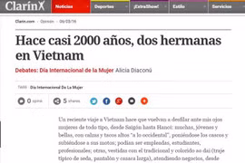 Vietnamese women spotlighted on Argentine media