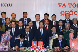 State ceremony marks completion of Vietnam-Laos border marker project