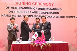 Hanoi, Japan cooperate in urban railway development