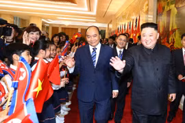 PM hosts reception for DPRK leader
