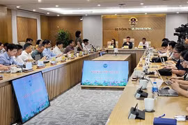 At the regular press briefing of the the Ministry of Information and Communications on May 13. (Photo: VNA)