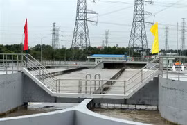 Part of the wastewater collection, treatment, and drainage plant in Phu My township in the southern province of Ba Ria – Vung Tau. (Photo: VNA)