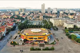 Part of Bac Giang city in the northern province of Bac Giang. (Photo: VNA)