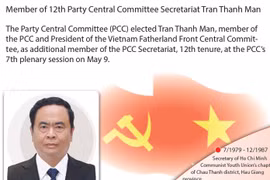 Member of 12th Party Central Committee Secretariat Tran Thanh Man