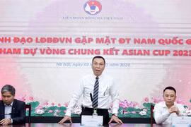 VFF Chairman encourages Vietnamese team for 2023 Asian Cup finals