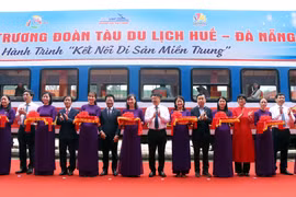 Heritage train route launched to connect Hue, Da Nang