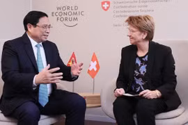 Prime Minister meets Swiss President, UNCTAD Secretary-General in Davos