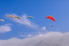 Kon Tum open paragliding tournament attracts crowds of competitors