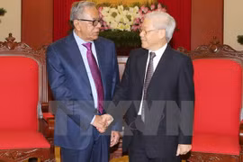  Party chief receives Bangladeshi President