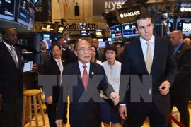 Top legislator visits New York Stock Exchange
