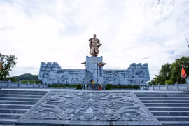 The temple that rests on the mountain, overlooks the sea