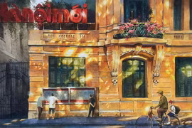 Exhibition on Hanoi charms art lovers in capital city