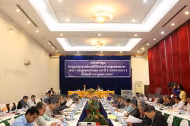 Laos review 10-year cooperation with Vietnam to develop border areas 