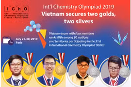 Vietnam ranks fifth at Int’l Chemistry Olympiad 2019 