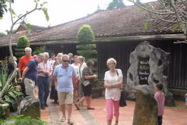 Opulent houses in Dong Hoa Hiep ancient village attracts visitors