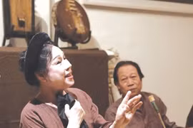 Contemporary verse meets traditional in music performance