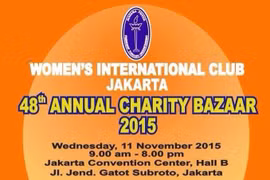 Jakarta bazaar raises money for charity