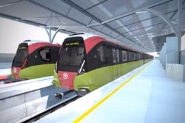 Public votes for metro line No 3 train design