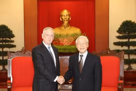 Party chief welcomes US Secretary of Defence