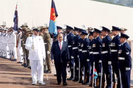 Grand welcome ceremony for PM Nguyen Xuan Phuc in Australia