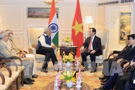 Vietnamese President receives leaders of Indian political parties
